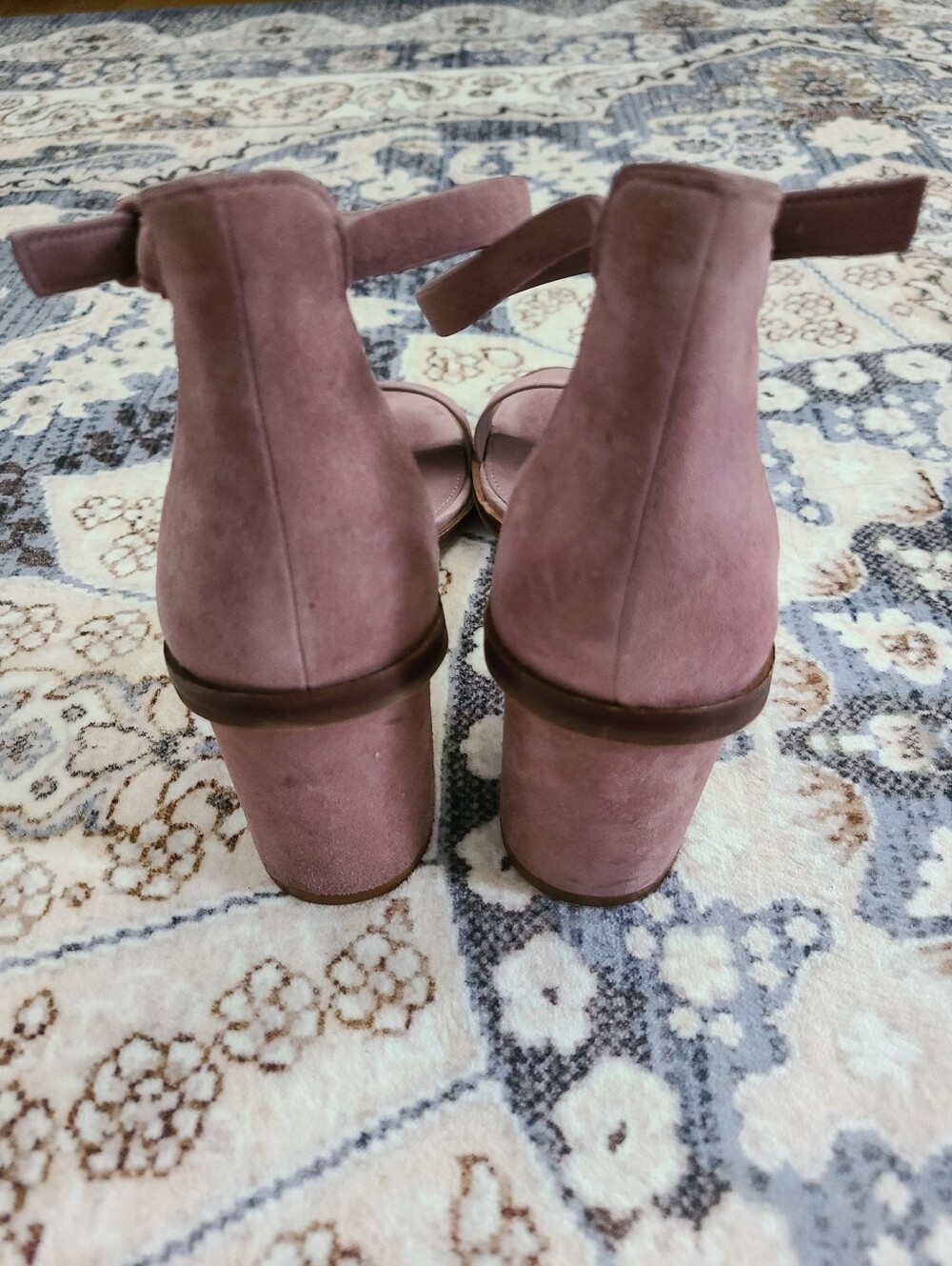Vince Camuto Kreestey Ankle Strap Sandals Mauve Size 7.5 - Picture 5 of 9